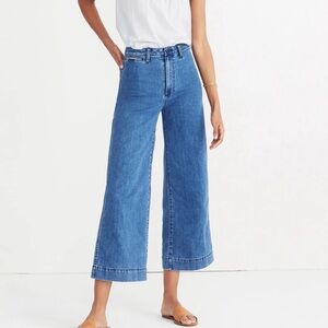 NWT Madewell Emmett Wide Leg Jeans 30 Tall